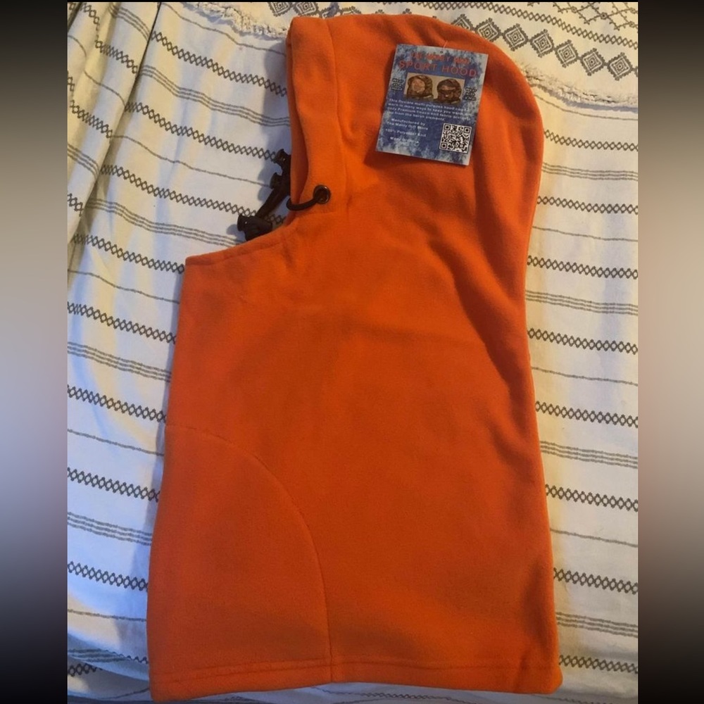 Orange Manly Sport Hood Head covering